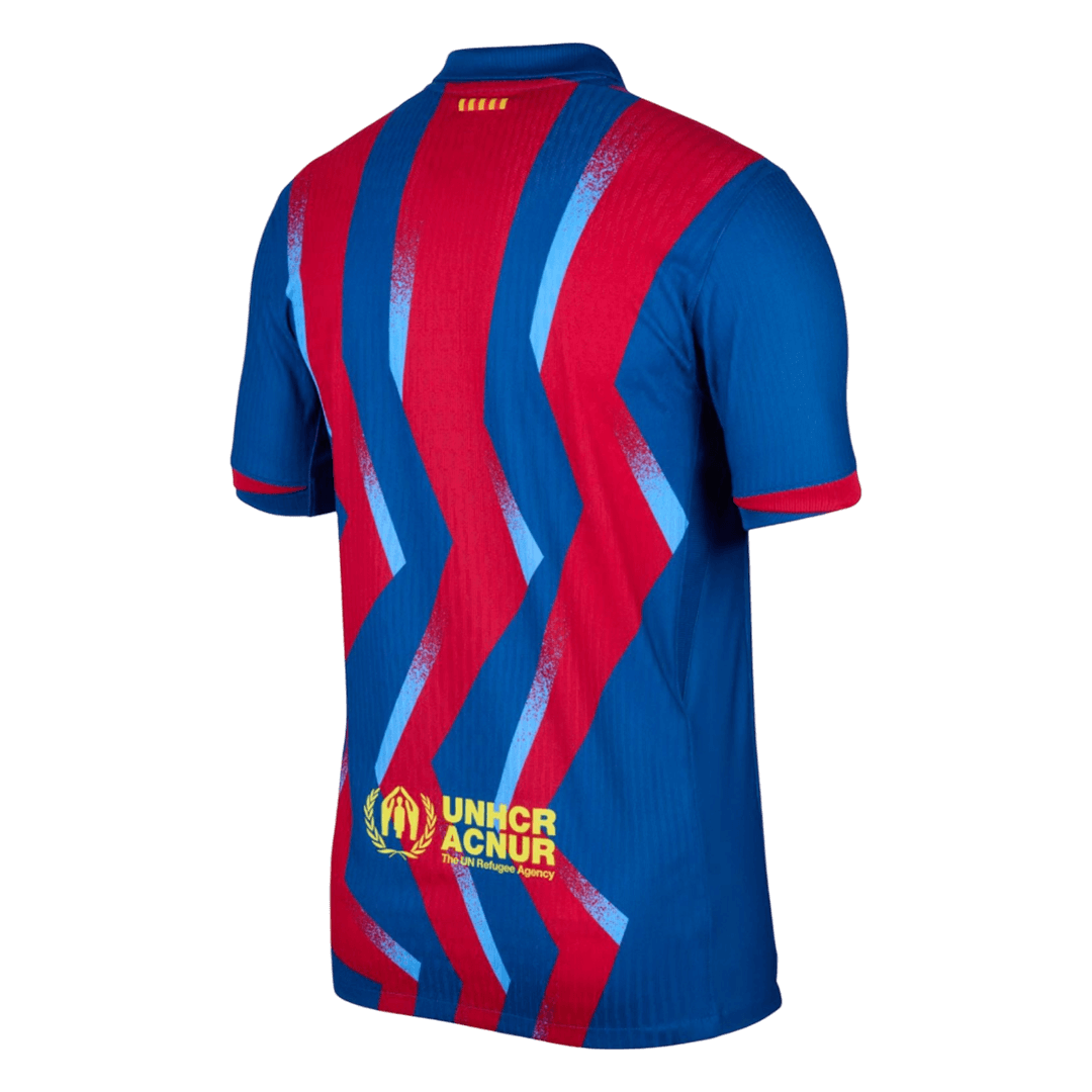 Barcelona Vierde Uitshirt Spelersversie Voetbalshirt 2025/26 - Slim Fit - achterkant