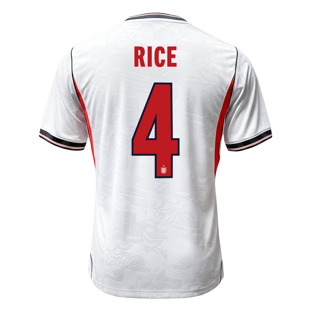 RICE #4 Engeland Thuis Spelersversie Voetbalshirt WK Voetbal 2026 - Slim Fit - foto 9