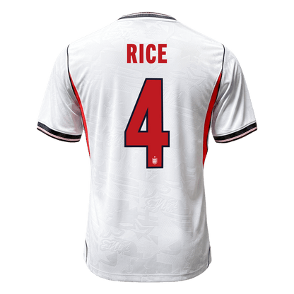 RICE #4 Engeland Thuis Spelersversie Voetbalshirt WK Voetbal 2026 - Slim Fit - foto 9