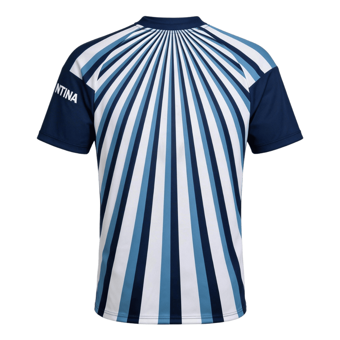 Heren Argentinië Pre-Match Voetbalshirt WK Voetbal 2026 - achterkant
