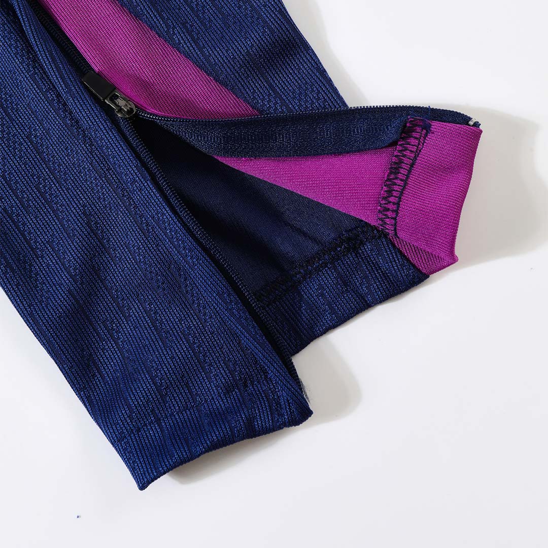 Barcelona Joggingpak met rit Set(top+broek) 2025/26 Purple - detail