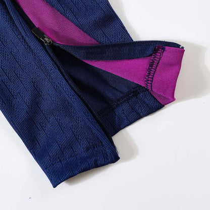 Barcelona Joggingpak met rit Set(top+broek) 2025/26 Purple - detail