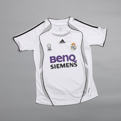 Retro Real Madrid Thuis Voetbalshirt 2006/07 - achterkant