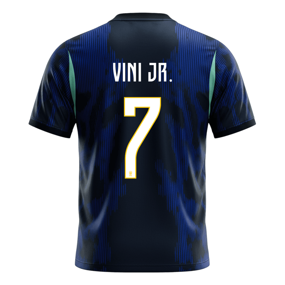 VINI JR. #7 Heren Brazilië Uit Voetbalshirt WK Voetbal 2026 - extra