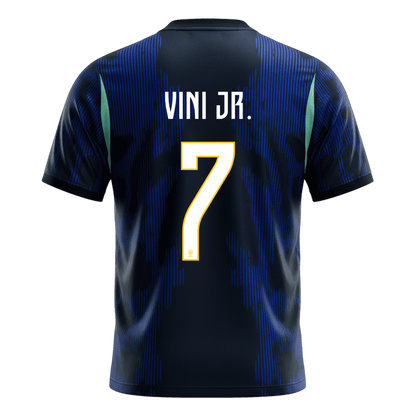 VINI JR. #7 Heren Brazilië Uit Voetbalshirt WK Voetbal 2026 - extra