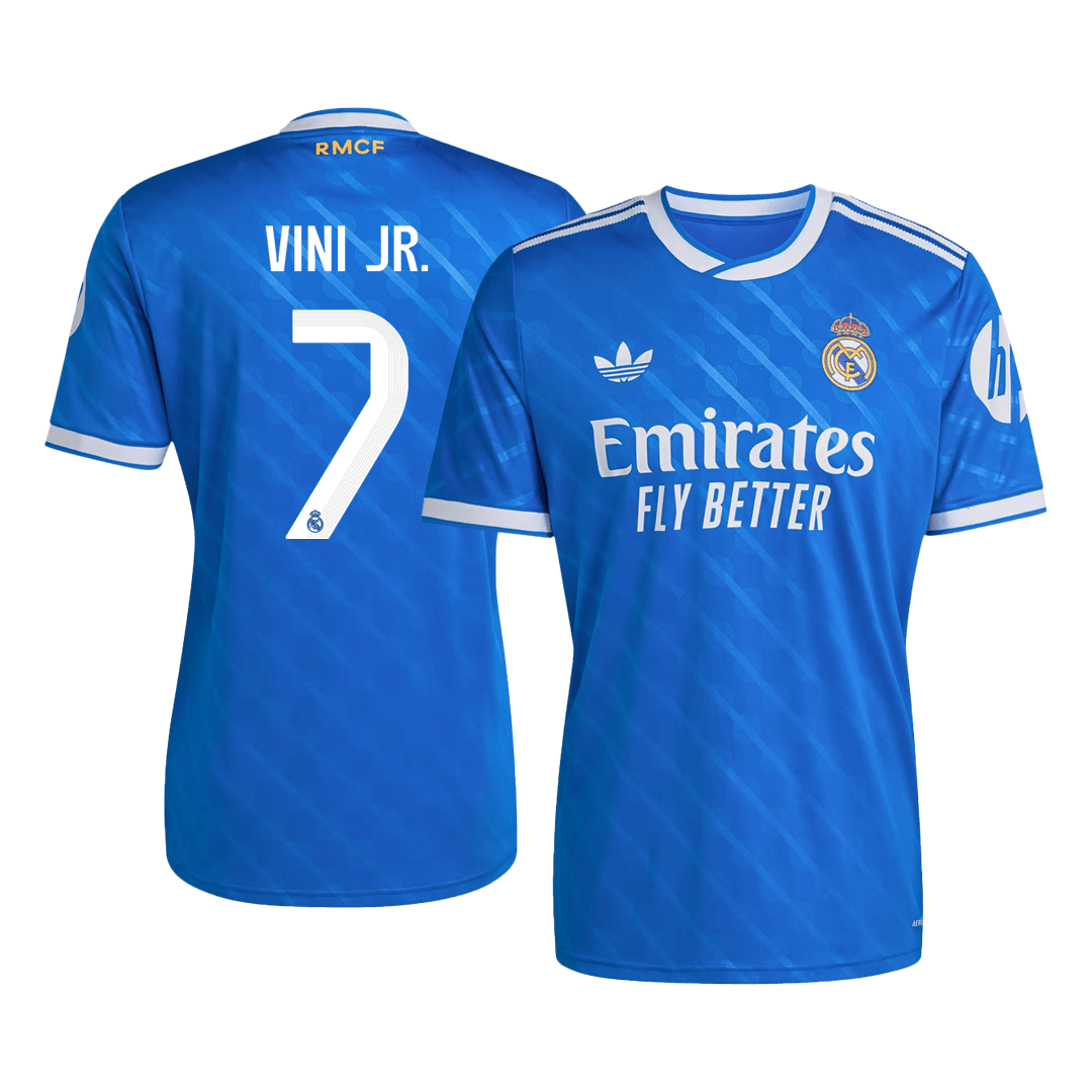 VINI JR. #7 Heren Real Madrid Derde Voetbalshirt 2025/26