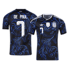 DE PAUL #7 Heren Argentinië uitshirt WK Voetbal 2026