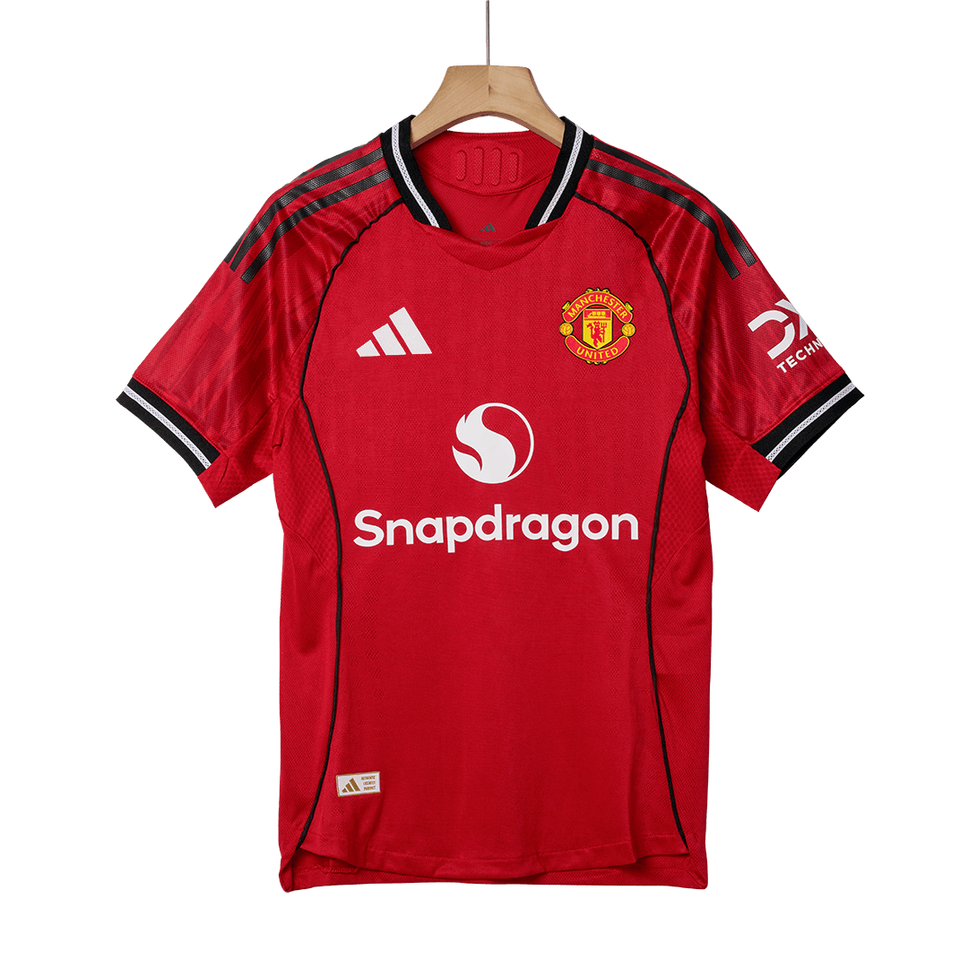 ŠEŠKO #30 Manchester United Thuis Spelersversie Voetbalshirt 2025/26 - Slim Fit - foto 10