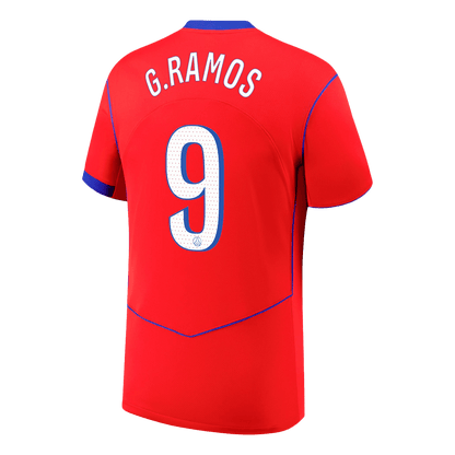 G.RAMOS #9 Heren PSG Derde Voetbalshirt 2025/26 - extra