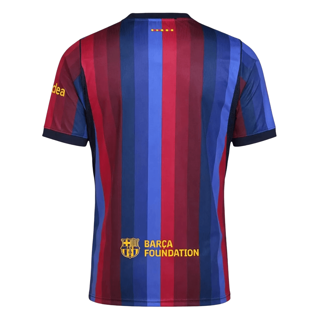 Barcelona Thuis Spelersversie Voetbalshirt 2026/27 - Slim Fit - detail
