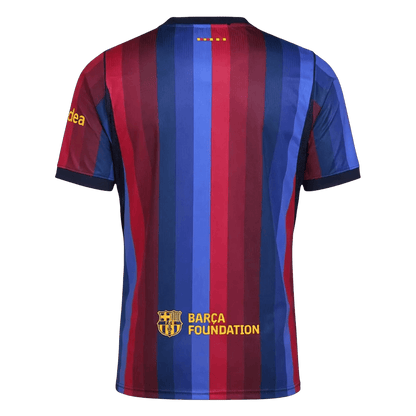 Barcelona Thuis Spelersversie Voetbalshirt 2026/27 - Slim Fit - detail