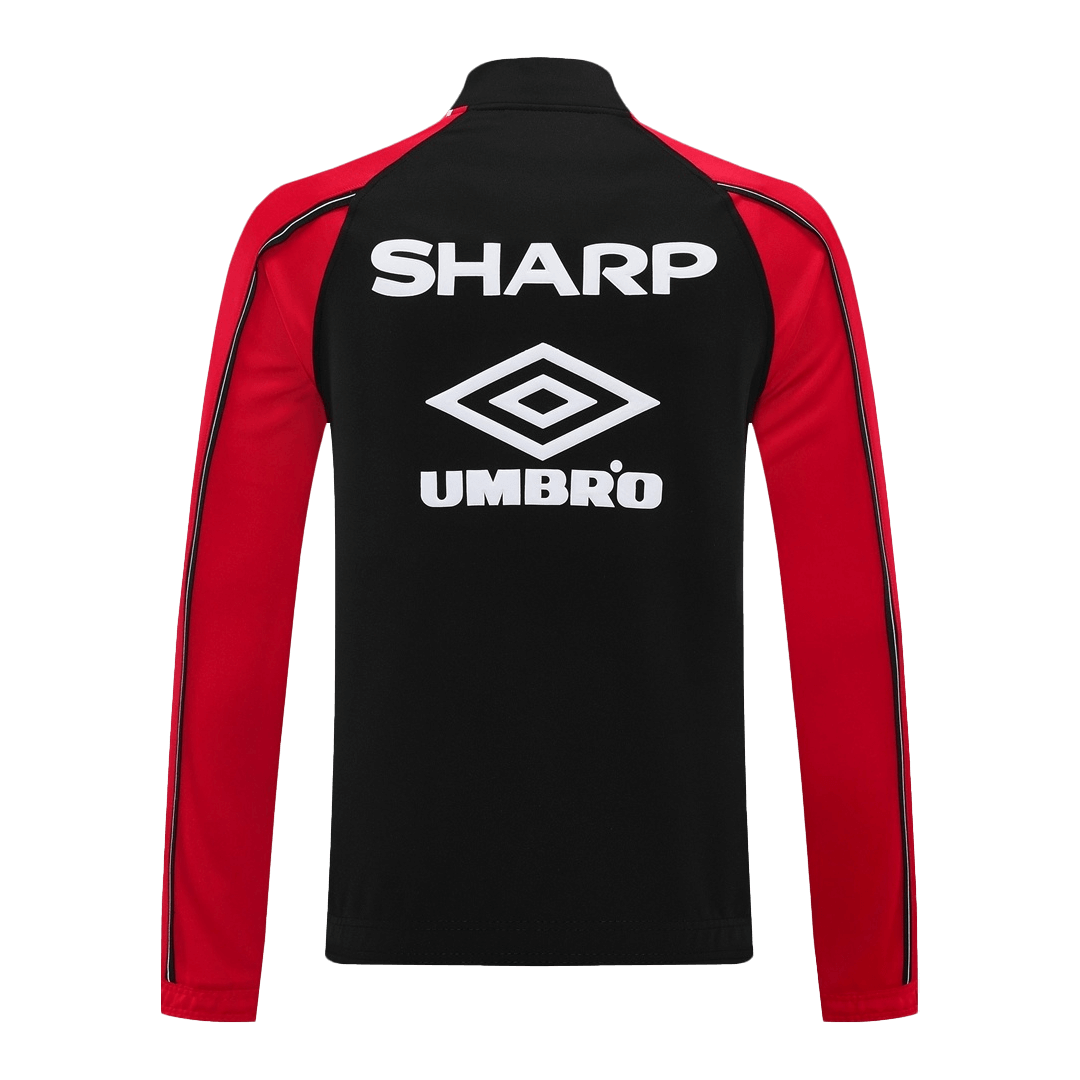 Manchester United Trainingsjack 2025/26 Red&Black - zijkant