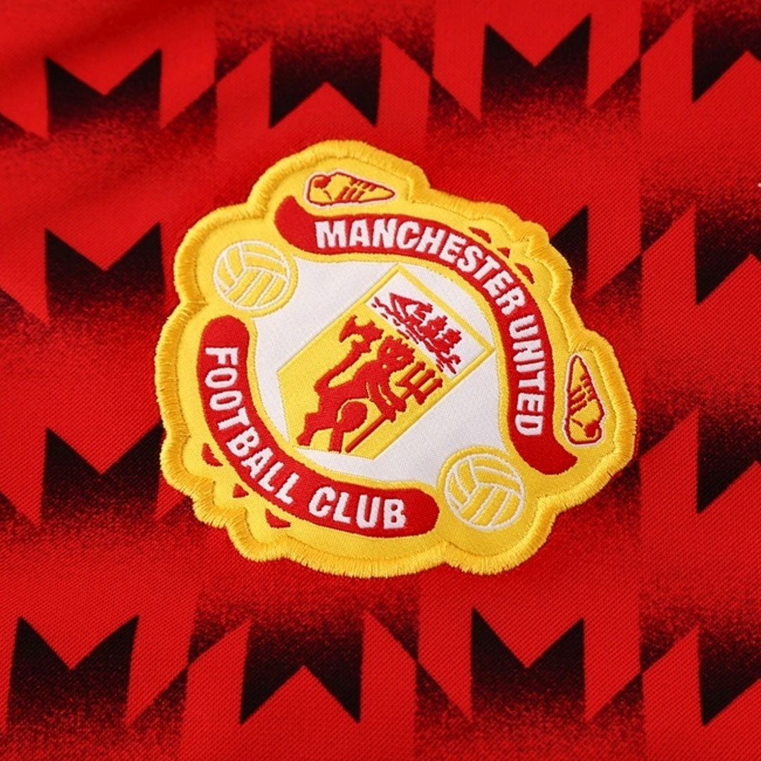 Manchester United Trainingsjack Set(Jas+Broek) 2025/26 Red&Black - foto 17