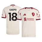 GAKPO #18 Heren Liverpool uitshirt 2025/26