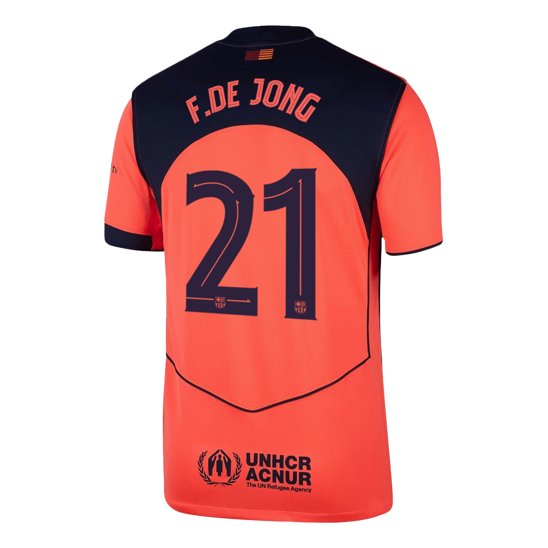 F.DE JONG #21 Heren Barcelona Derde Voetbalshirt 2025/26 - UCL - foto 11