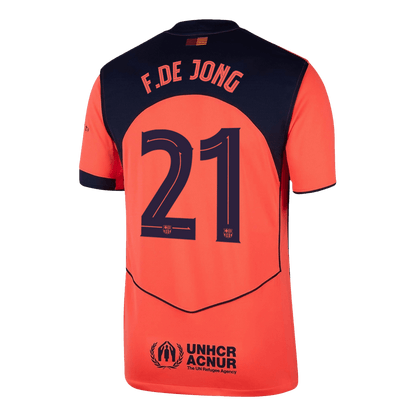 F.DE JONG #21 Heren Barcelona Derde Voetbalshirt 2025/26 - UCL - foto 11