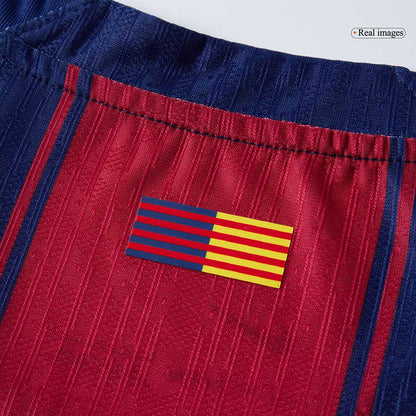 PEDRI #8 Barcelona Thuis Spelersversie Voetbalshirt 2025/26 -UCL - Slim Fit - verpakking