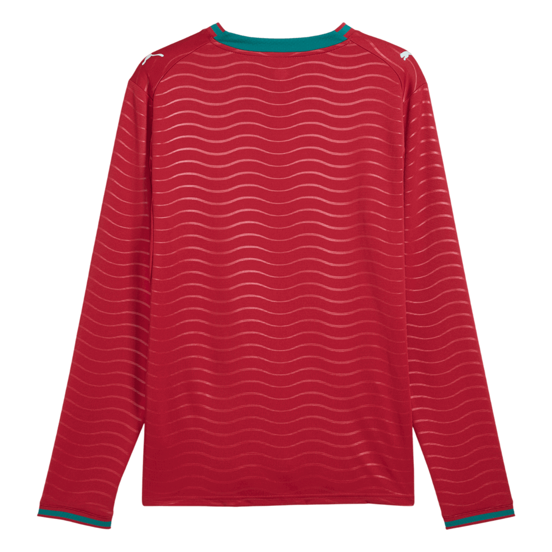 Heren Portugal Thuis Lange Mouwen Voetbalshirt WK Voetbal 2026 - achterkant