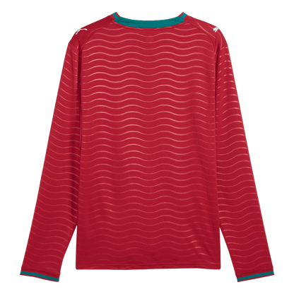 Heren Portugal Thuis Lange Mouwen Voetbalshirt WK Voetbal 2026 - achterkant
