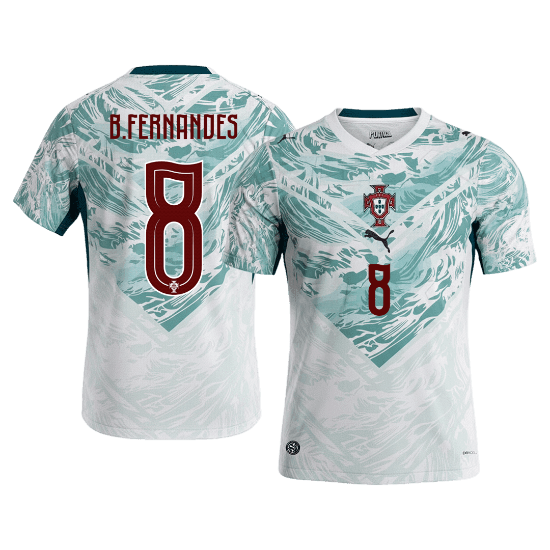 B.FERNANDES #8 Heren Portugal uitshirt WK Voetbal 2026