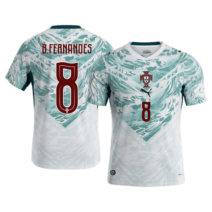 B.FERNANDES #8 Heren Portugal uitshirt WK Voetbal 2026