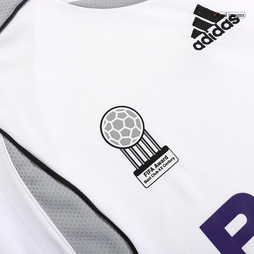 Retro Real Madrid Thuis Voetbalshirt 2006/07 - zijkant