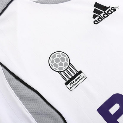 Retro Real Madrid Thuis Voetbalshirt 2006/07 - zijkant