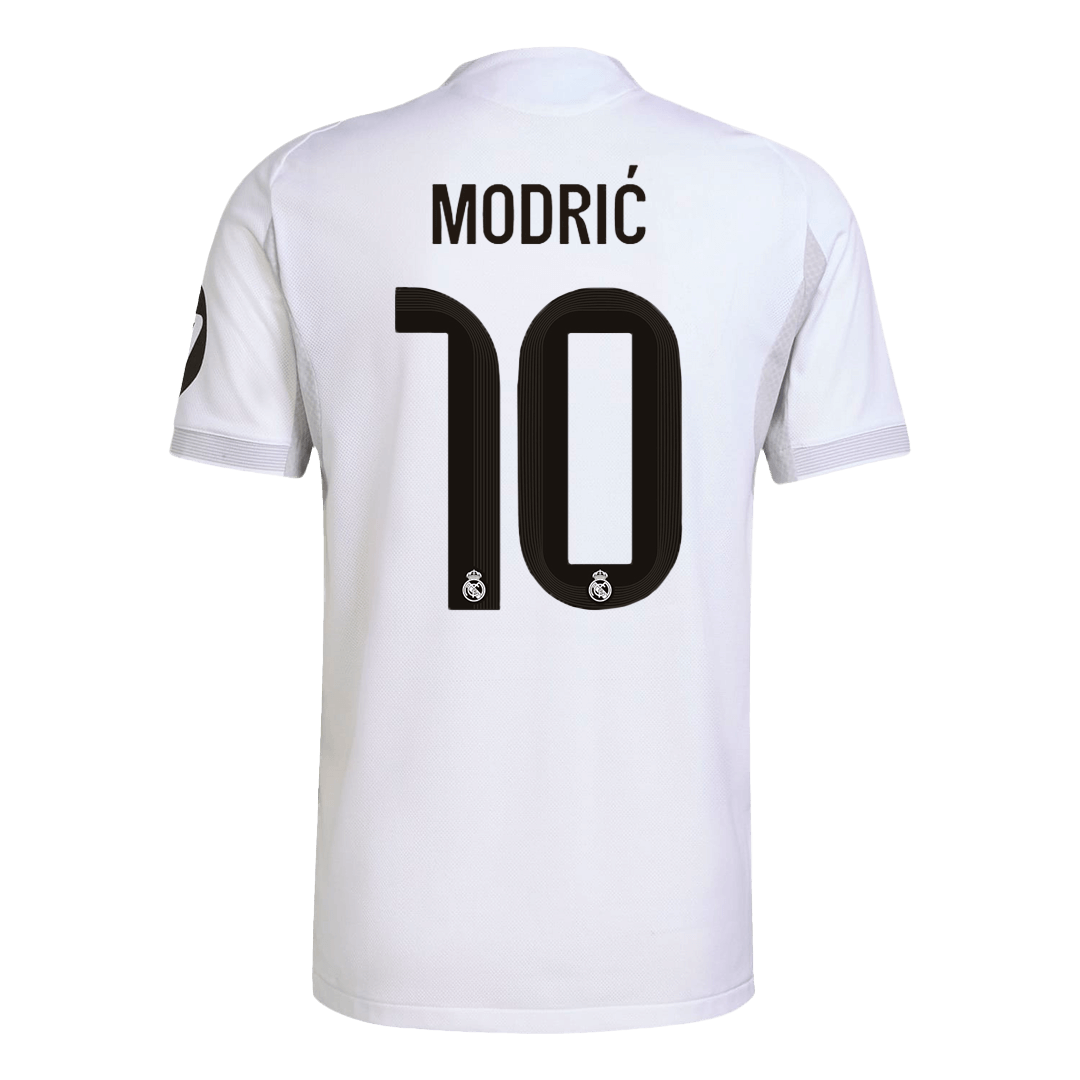 MODRIĆ #10 Real Madrid Thuis Spelersversie Voetbalshirt 2025/26 - Slim Fit - close-up