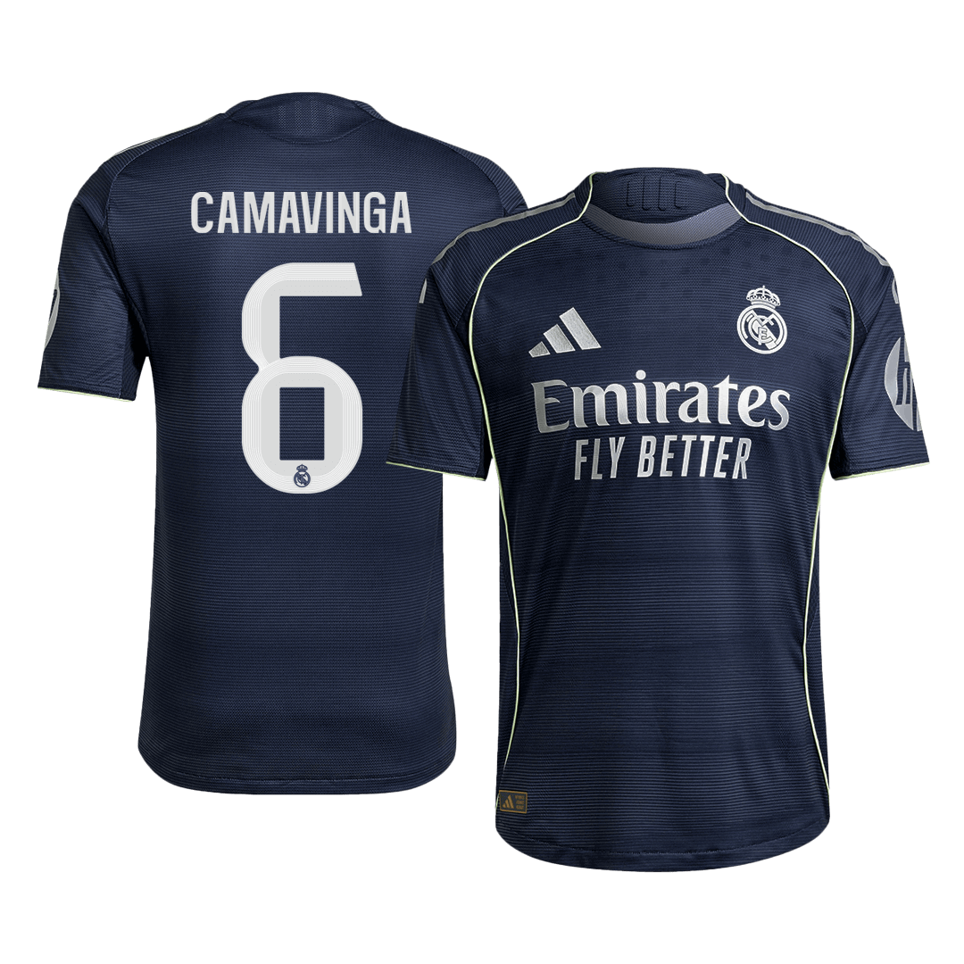 CAMAVINGA #6 Real Madrid Uit Spelersversie Voetbalshirt 2025/26 - Slim Fit