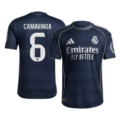 CAMAVINGA #6 Real Madrid Uit Spelersversie Voetbalshirt 2025/26 - Slim Fit
