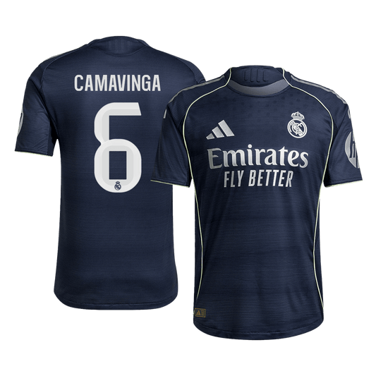 CAMAVINGA #6 Real Madrid Uit Spelersversie Voetbalshirt 2025/26 - Slim Fit