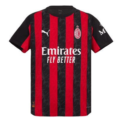 AC Milan Thuis Spelersversie Voetbalshirt 2025/26 - Slim Fit