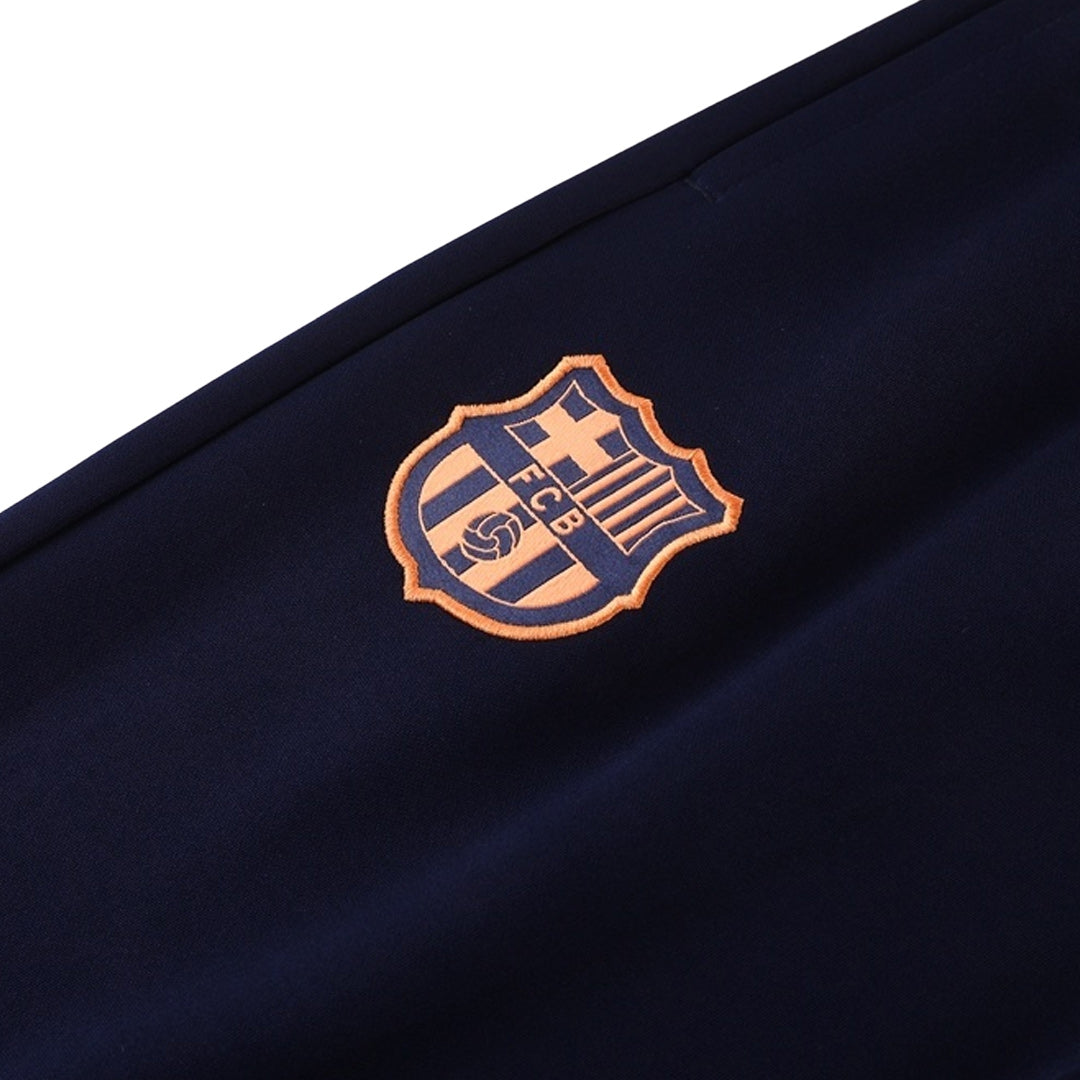 Barcelona Trainingsjack Set(Jas+Broek) 2025/26 Navy&Orange - foto 9