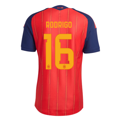 RODRIGO #16 Spanje Spelersversie thuisshirt WK Voetbal 2026 - slim fit