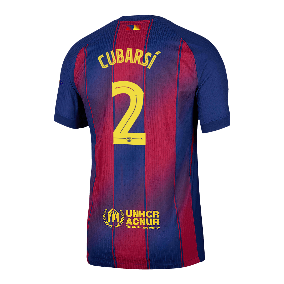 CUBARSí #2 Barcelona Thuis Spelersversie Voetbalshirt 2025/26 - UCL - Slim Fit - foto 13