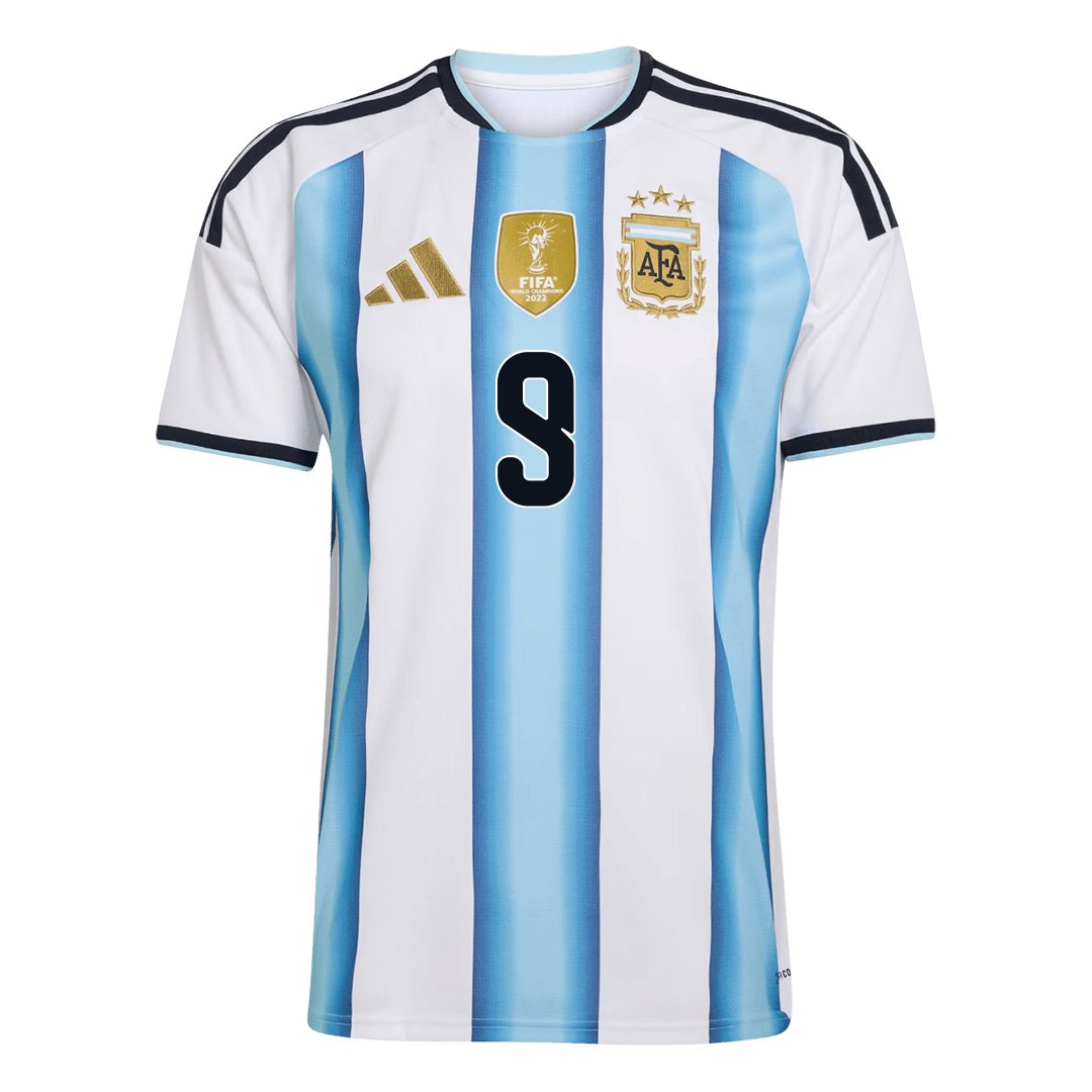 J.ÁLVAREZ #9 Heren Argentinië Thuis Voetbalshirt 2026