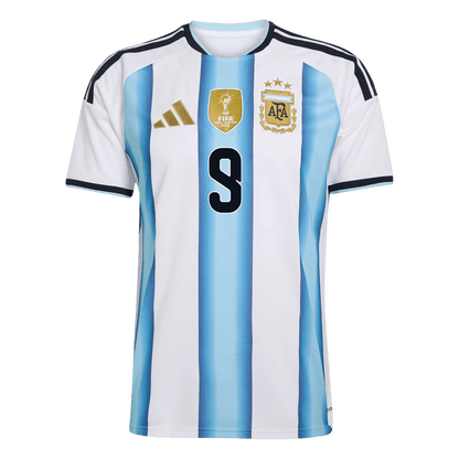 J.ÁLVAREZ #9 Heren Argentinië Thuis Voetbalshirt 2026