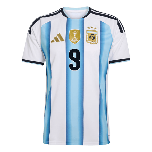 J.ÁLVAREZ #9 Heren Argentinië Thuis Voetbalshirt 2026