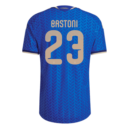 BASTONI #23 Italië Thuis Spelersversie Voetbalshirt WK Voetbal 2026 - Slim Fit - achterkant