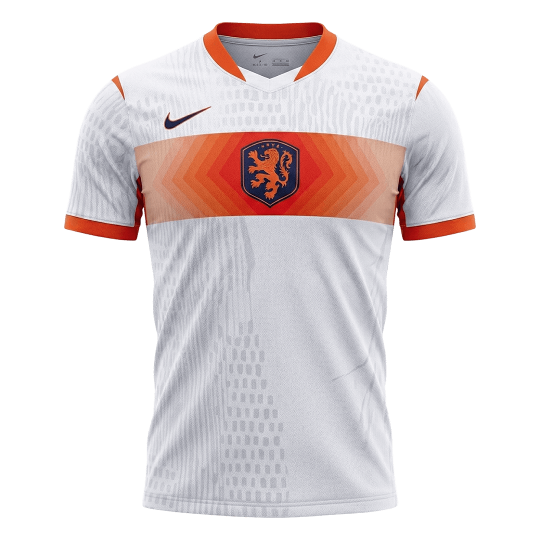Nederland Uit Spelersversie Voetbalshirt WK Voetbal 2026 - Slim Fit - voorkant
