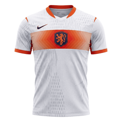 Nederland Uit Spelersversie Voetbalshirt WK Voetbal 2026 - Slim Fit - voorkant