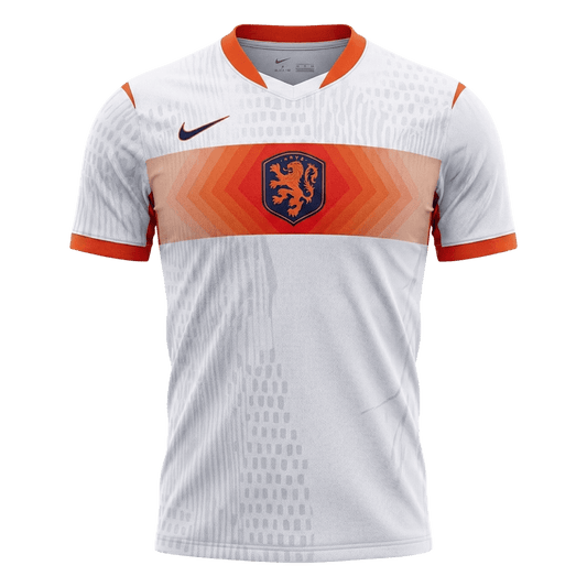 Nederland Uit Spelersversie Voetbalshirt WK Voetbal 2026 - Slim Fit - voorkant