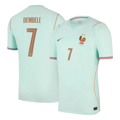 DEMBELE #7 Heren Frankrijk Uit Voetbalshirt WK Voetbal 2026 - voorkant