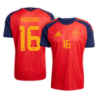 RODRIGO #16 Heren Spanje thuisshirt 2026 [PREMIUM]