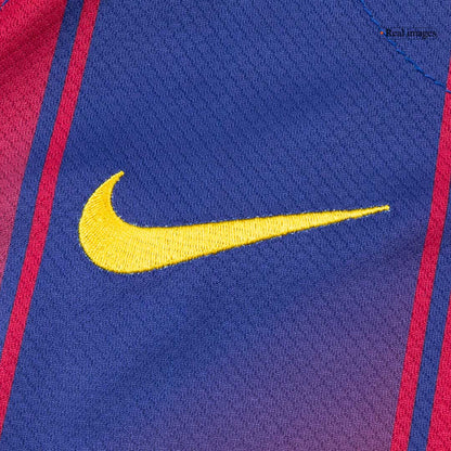 Dames Barcelona Thuis Voetbalshirt 2025/26 - close-up