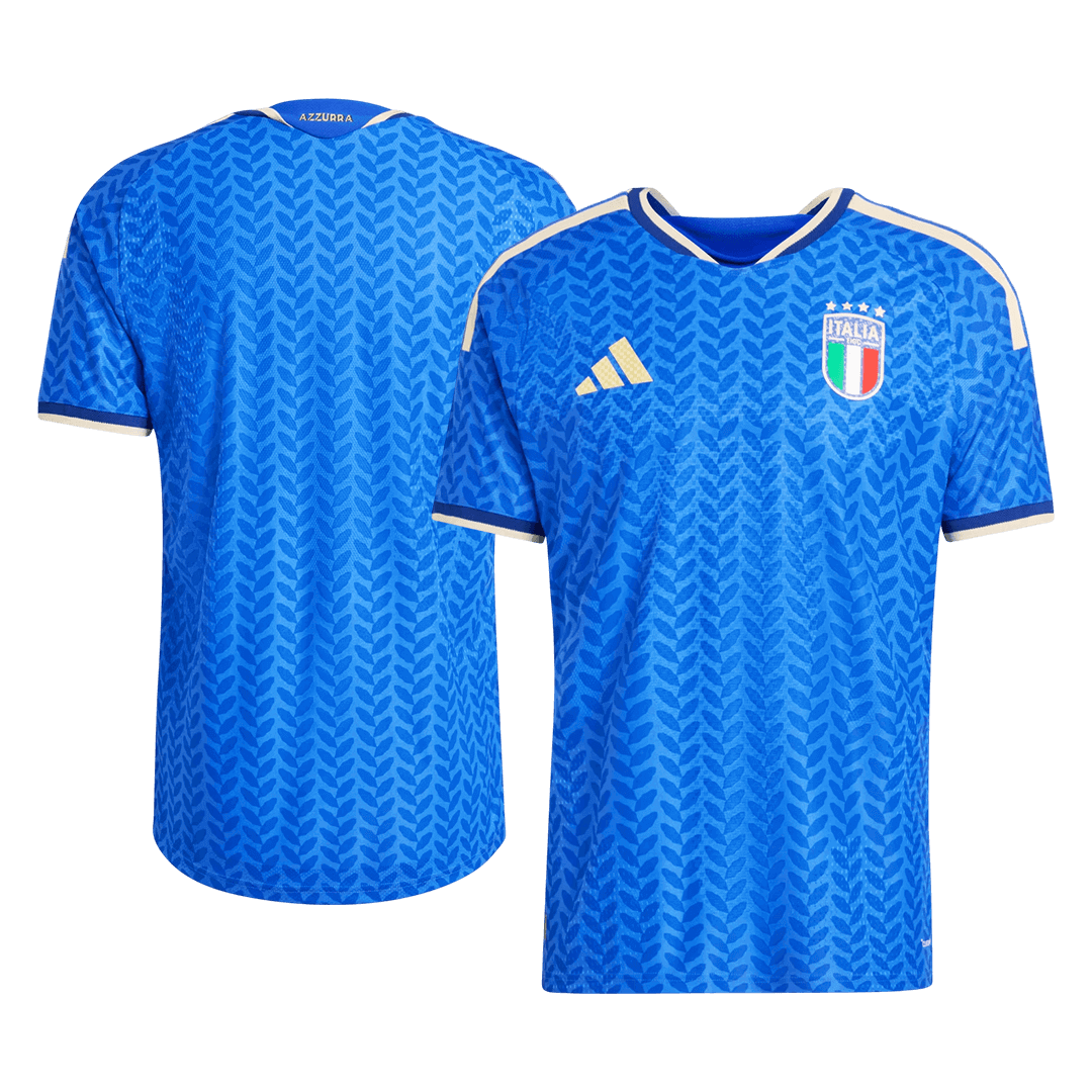 Italië Thuis Spelersversie Voetbalshirt WK Voetbal 2026 - Slim Fit - detail
