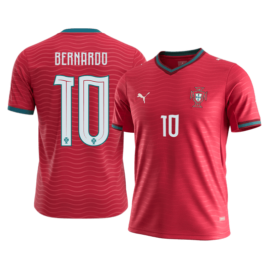 BERNARDO #10 Heren Portugal Thuis Voetbalshirt 2026