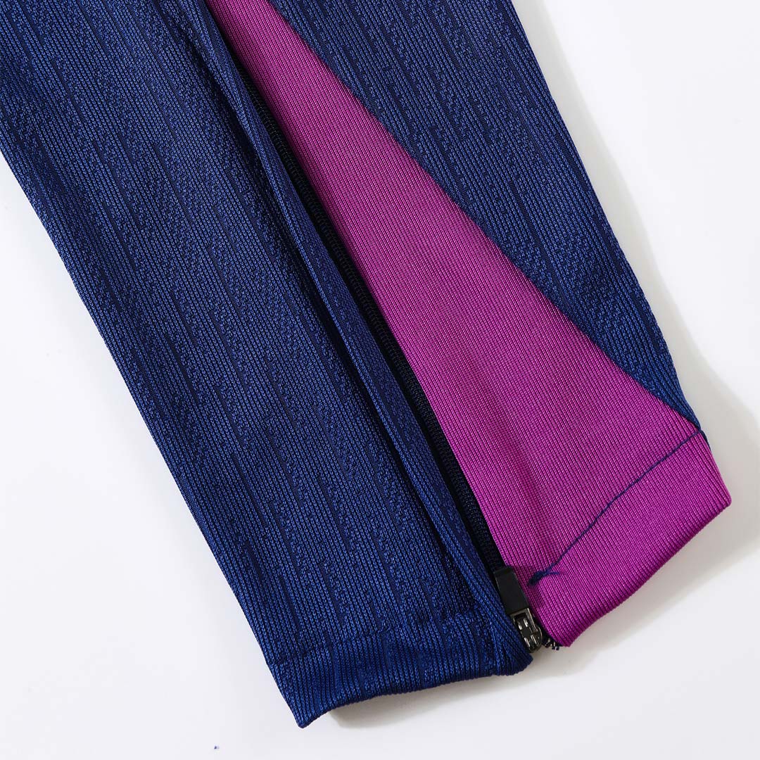 Barcelona Joggingpak met rit Set(top+broek) 2025/26 Purple - achterkant