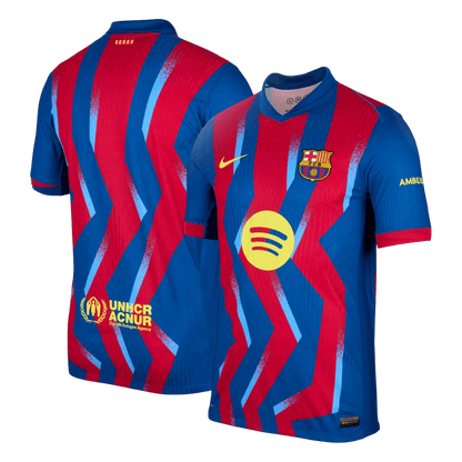 Barcelona Vierde Uitshirt Spelersversie Voetbalshirt 2025/26 - Slim Fit - detail