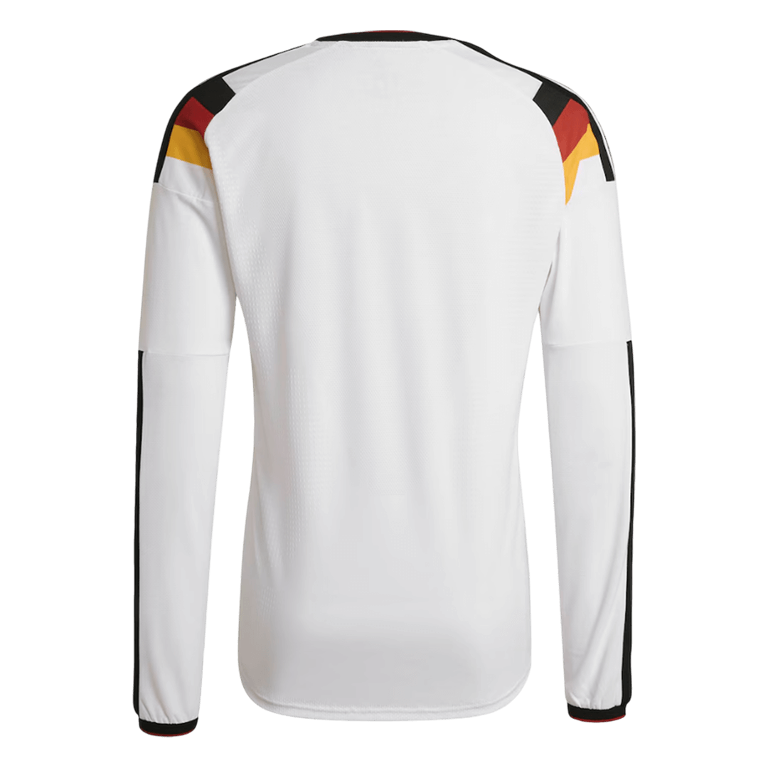 Heren Duitsland Thuis Lange Mouwen Voetbalshirt WK Voetbal 2026 - detail